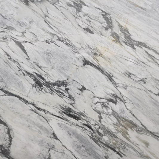 Adrian Side Table Calacatta Black Marble Top