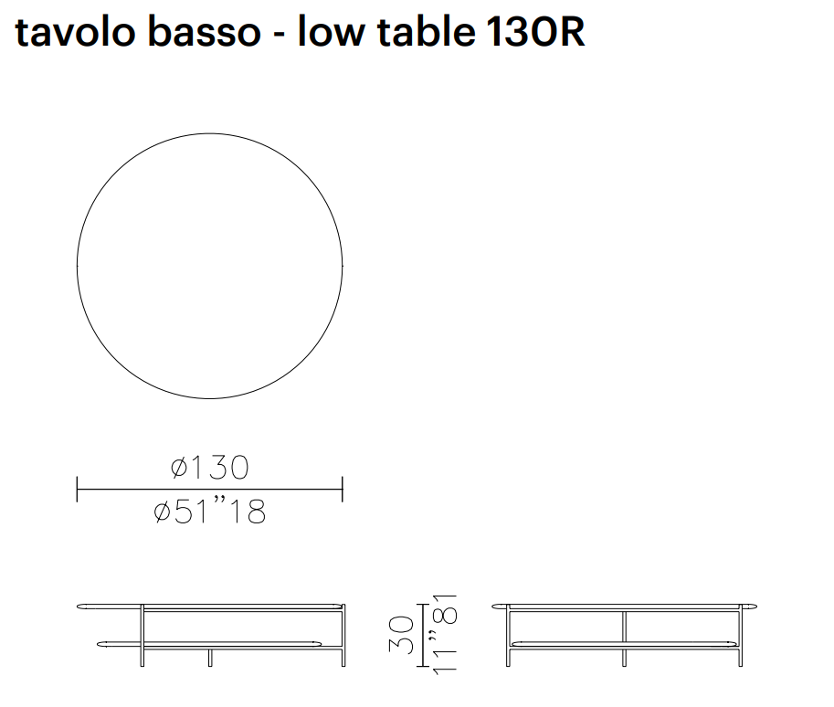 Adrian Coffee Table D130