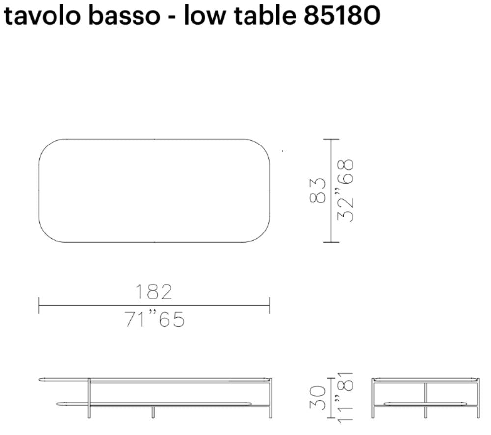 Adrian Coffee Table L182