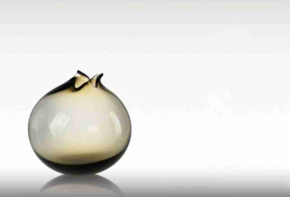 Cut Glass Sculpture Light Tumalin / 37 x 36H