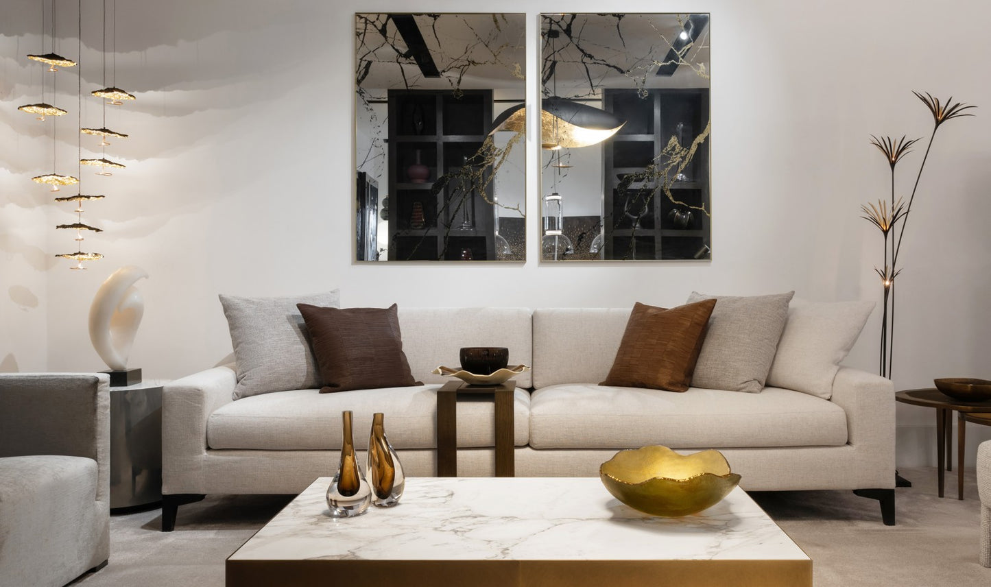 Sofa - Prince / 238 x 95 x 81H / Seat 46H / Beige / Fabric Monastir 01