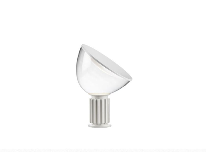 Table lamp - Taccia / 14.2 x 14.2 x 48.5 cm / Matt White / Small LED / GB BCO