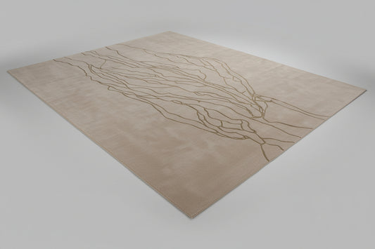 RC54 Taupe Rug 440 x 540 Handtufted