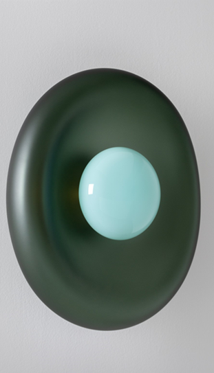 Wall Light - Pillow Sconce small / Frosted green / 20 x 16 x 10