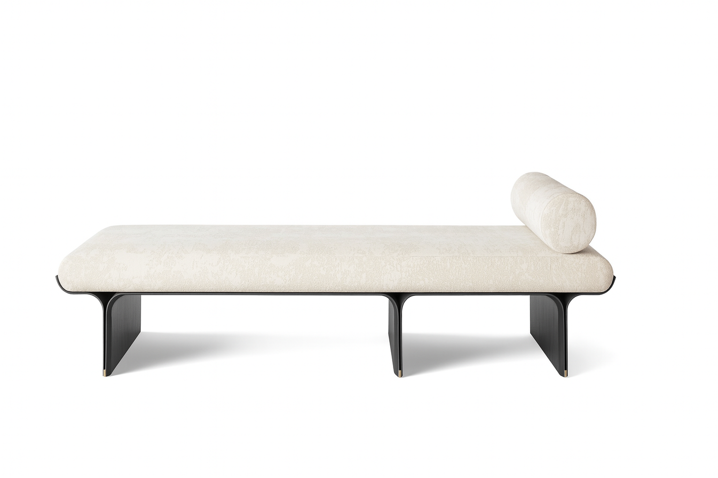 Stami Daybed Fabric Black Wood