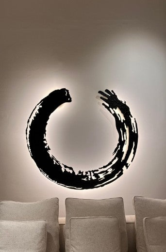 Wall Light - Enso / Black / Dia 130