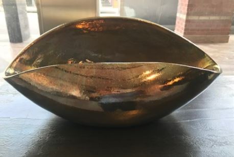 STYLING ITEM - Vase Shell M / Gold / Ceramic