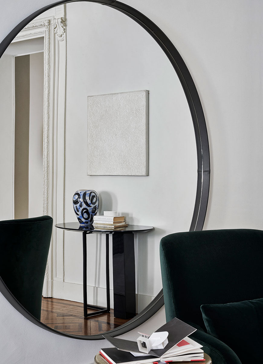 Mirror - Birk 140 / D140 x 5 / Grey / Leather Pereira 13