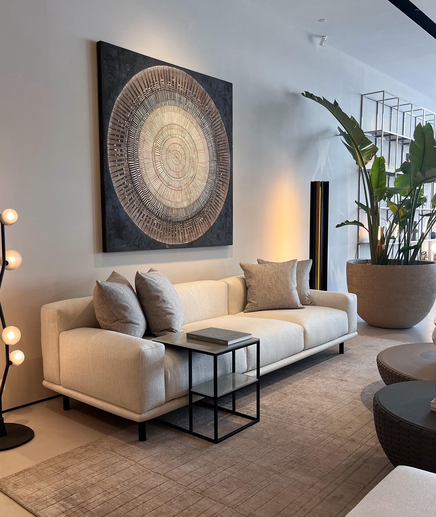 Sofa - Timothy / Taupe / Fabric Pompei 03 / 268 x 96 x 72H / Seat 42H