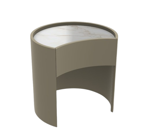 Ronny Bedside Table Calacatta Gold Marble