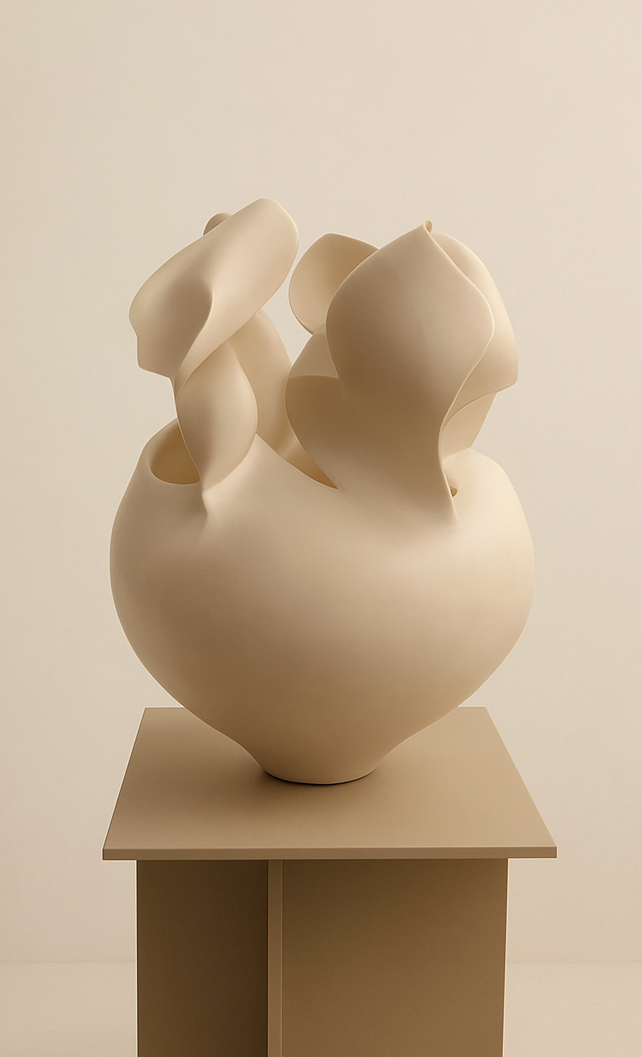 Art - White Sculpture 2 / 40 x 42 x 58H