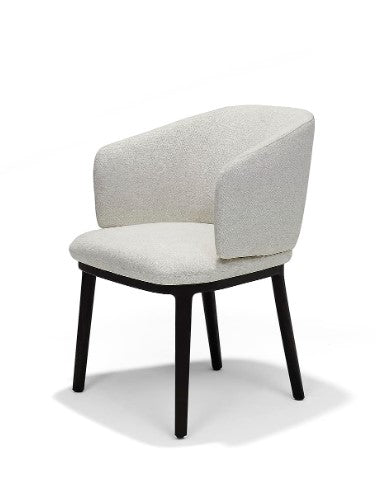 Dining Chair - Icarus / 60 x 60 x 80 / Torno 26 / PG3 Fabric / Ash Dark Grey