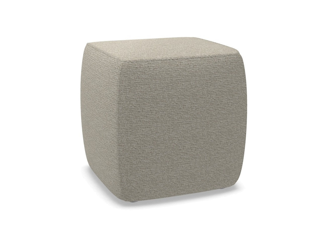 Ottoman - Charlot / Beige / Fabric Pompei 02 / 45 x 45 x 45