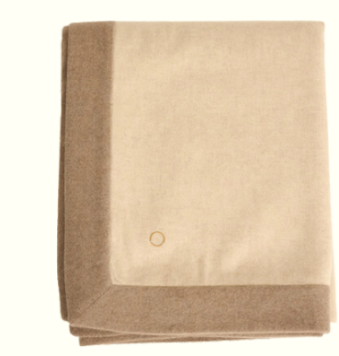 Throw - Etra Bedspread / Beige / Taupe / 250 x 200 / Cashmere