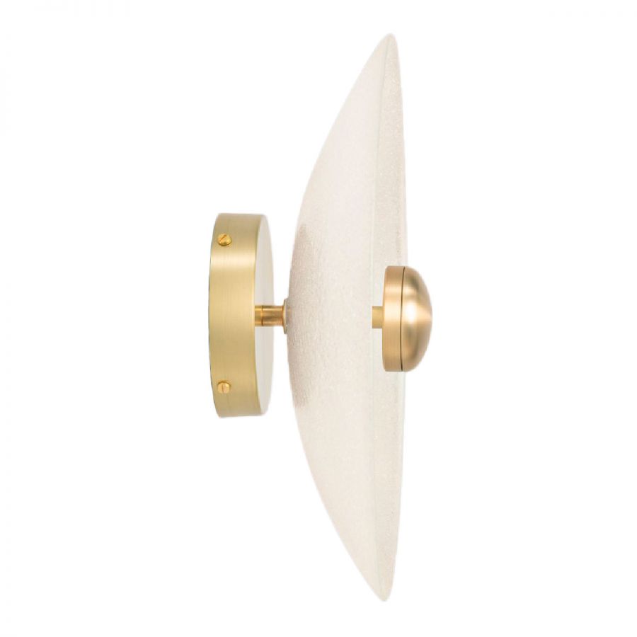 Wall Light - Cielo Small / 13 x 31.5H / Satin brass