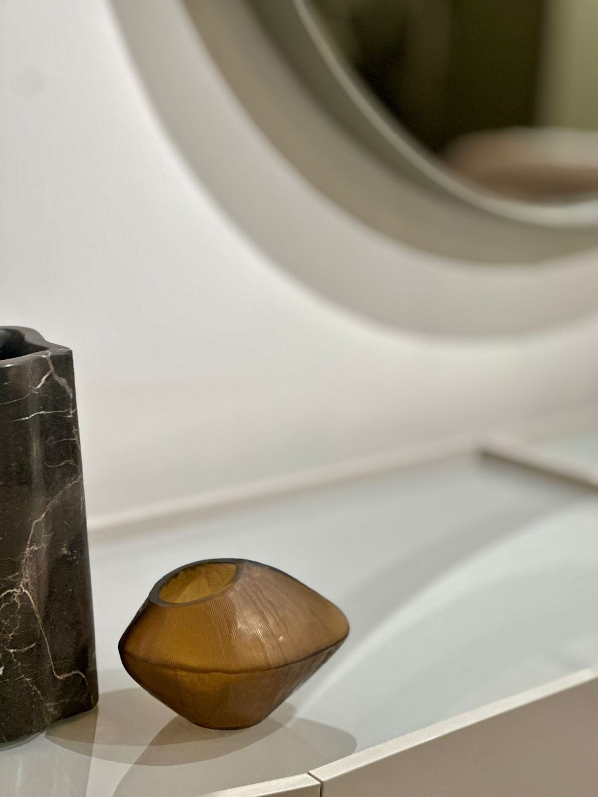 STYLING ITEM - Vase Coconut S / DCGI375 / Copper / Glass / 20 x 15 x 14