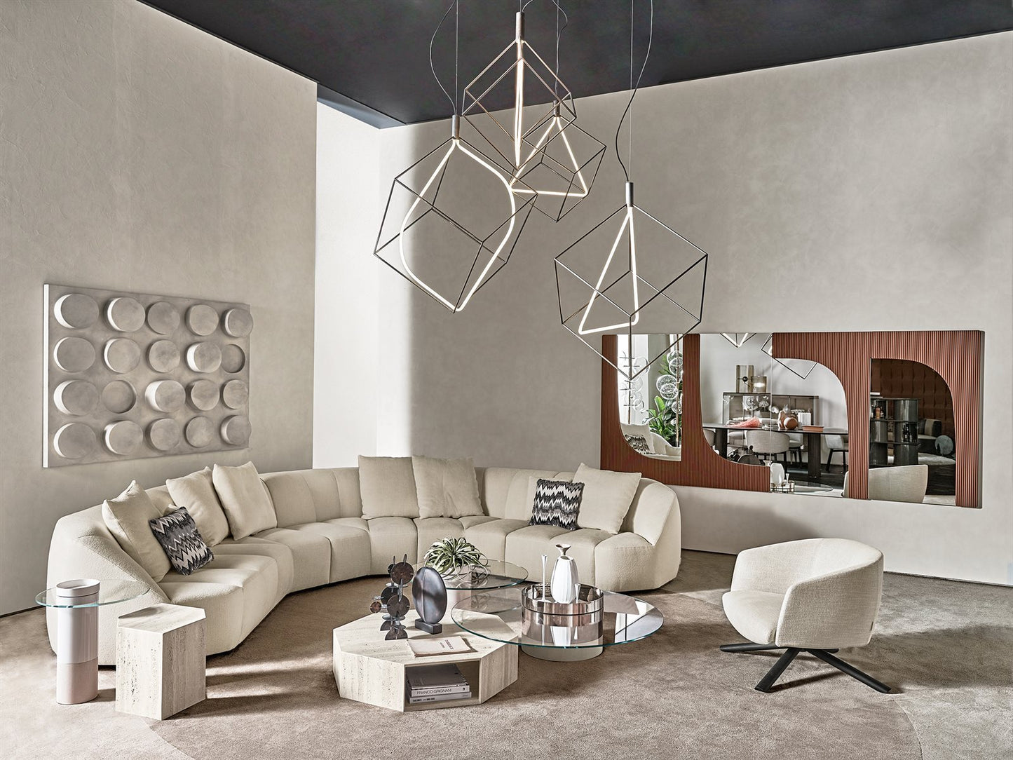 Haumea Coffee Table 80 Nickel