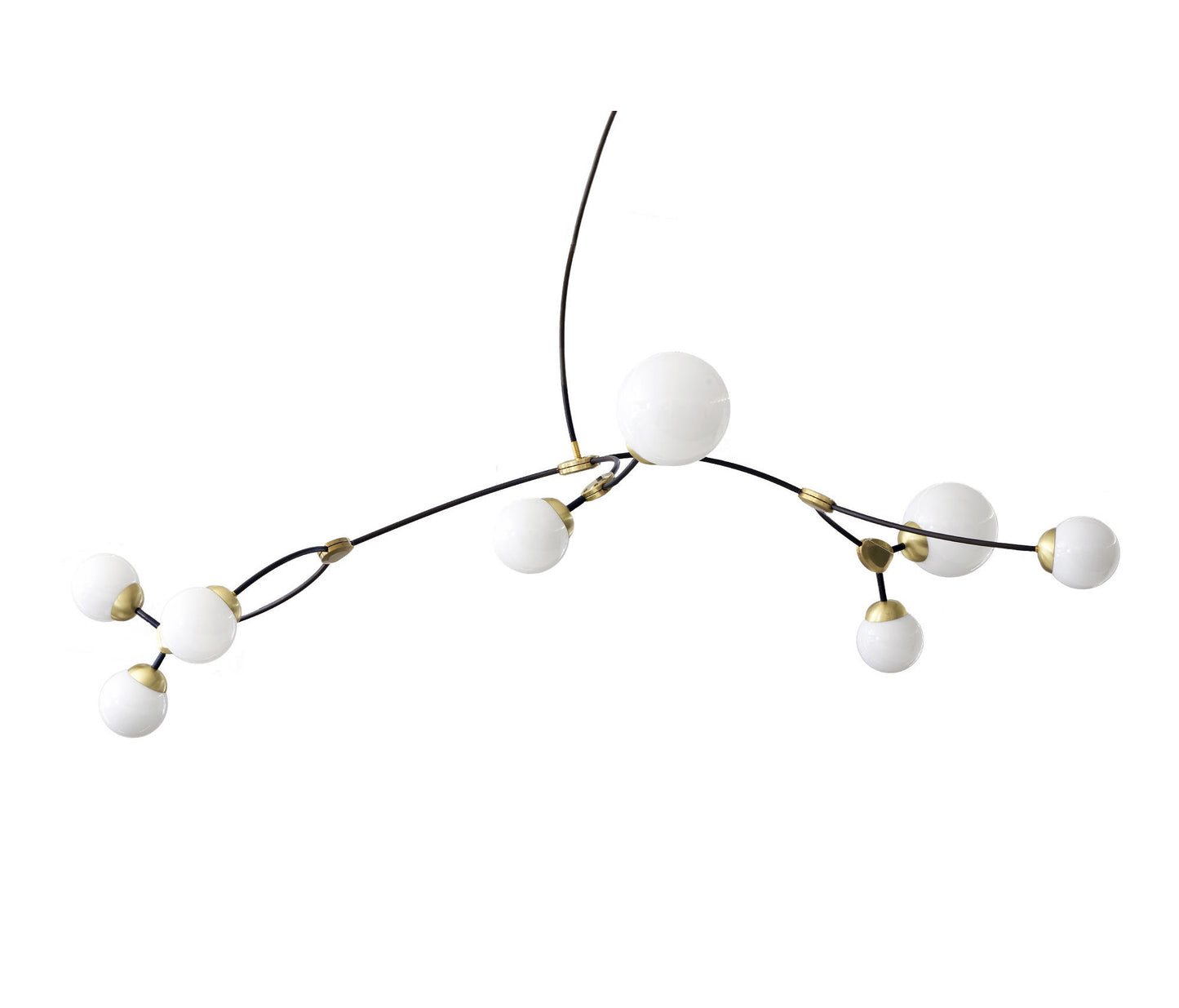 Ivy 8 Chandelier Bronze w/ Black