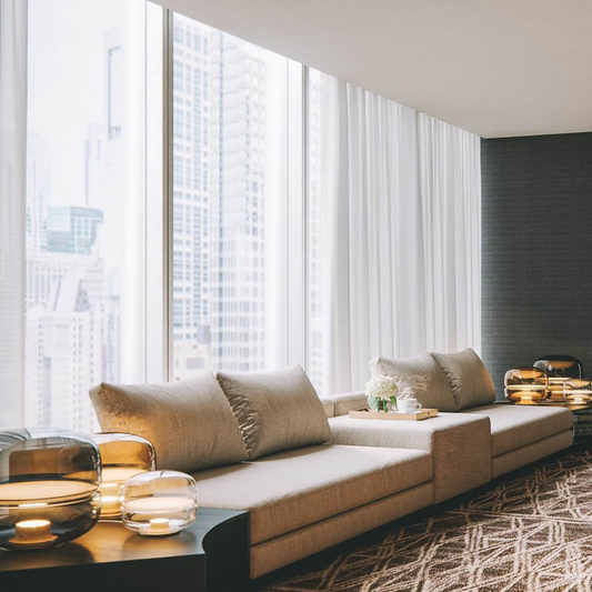 Macaron Table lamp Onyx Honey Glossy surface