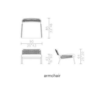 Zoe Open Air Armchair