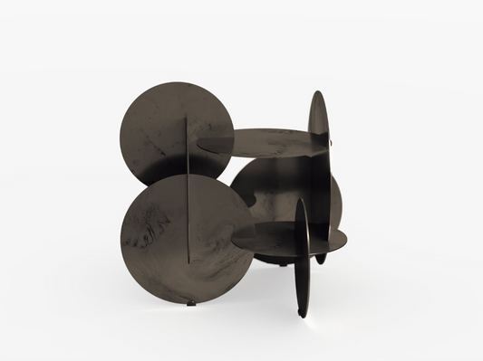 Monete B Side Table Hand burnished