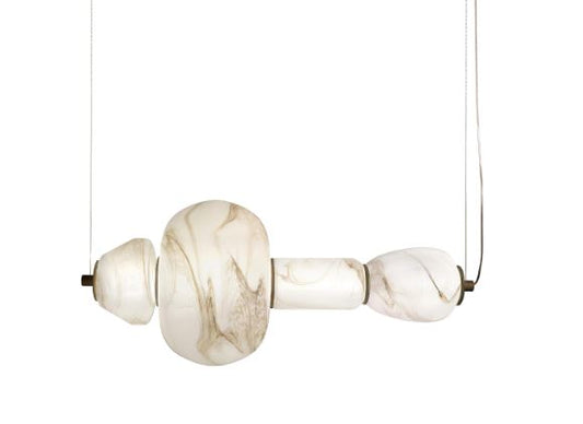 Phoenix Pendant White with marble effect