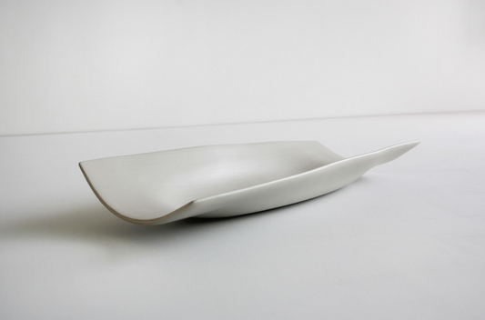 Long Rectangular Wavy Tray C Linen