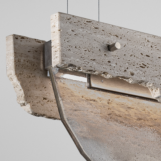 Romano Chandelier 120 Travertine Marble