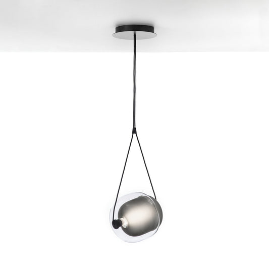 Capsula Pendant Pearl Grey Opaline