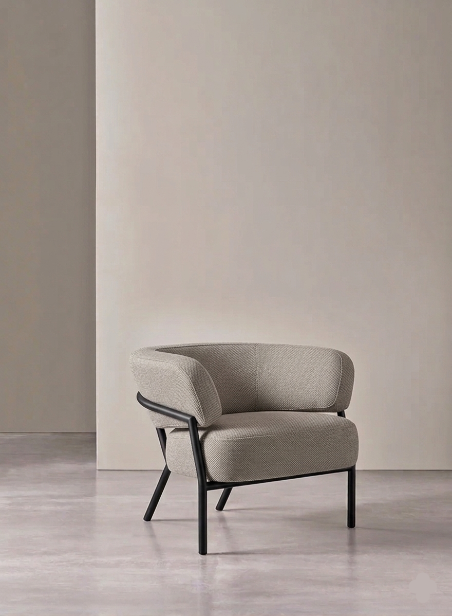 Nani Armchair Beige Fabric