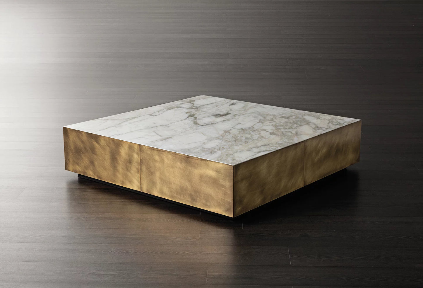 Belt Coffee Table L100 Glossy Calacatta Gold