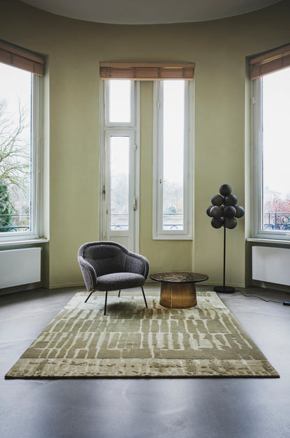 Forest Trail Taupe Rug 200 x 300 Hand Knotted