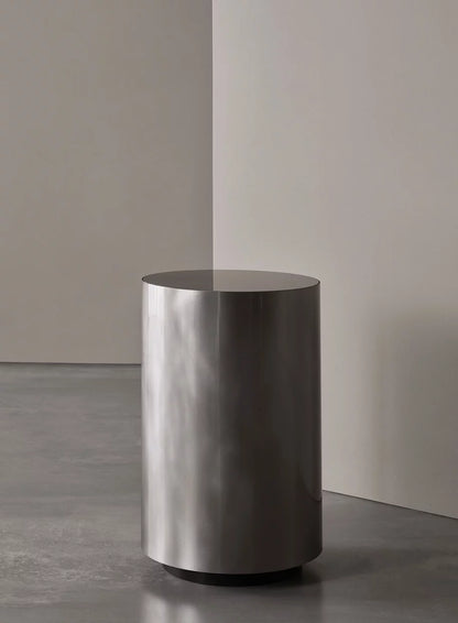 Belt Platinum Steel TB45R Side Table