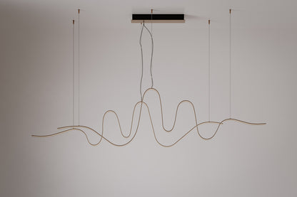 Bissa Pendant Structure Delabre Brass