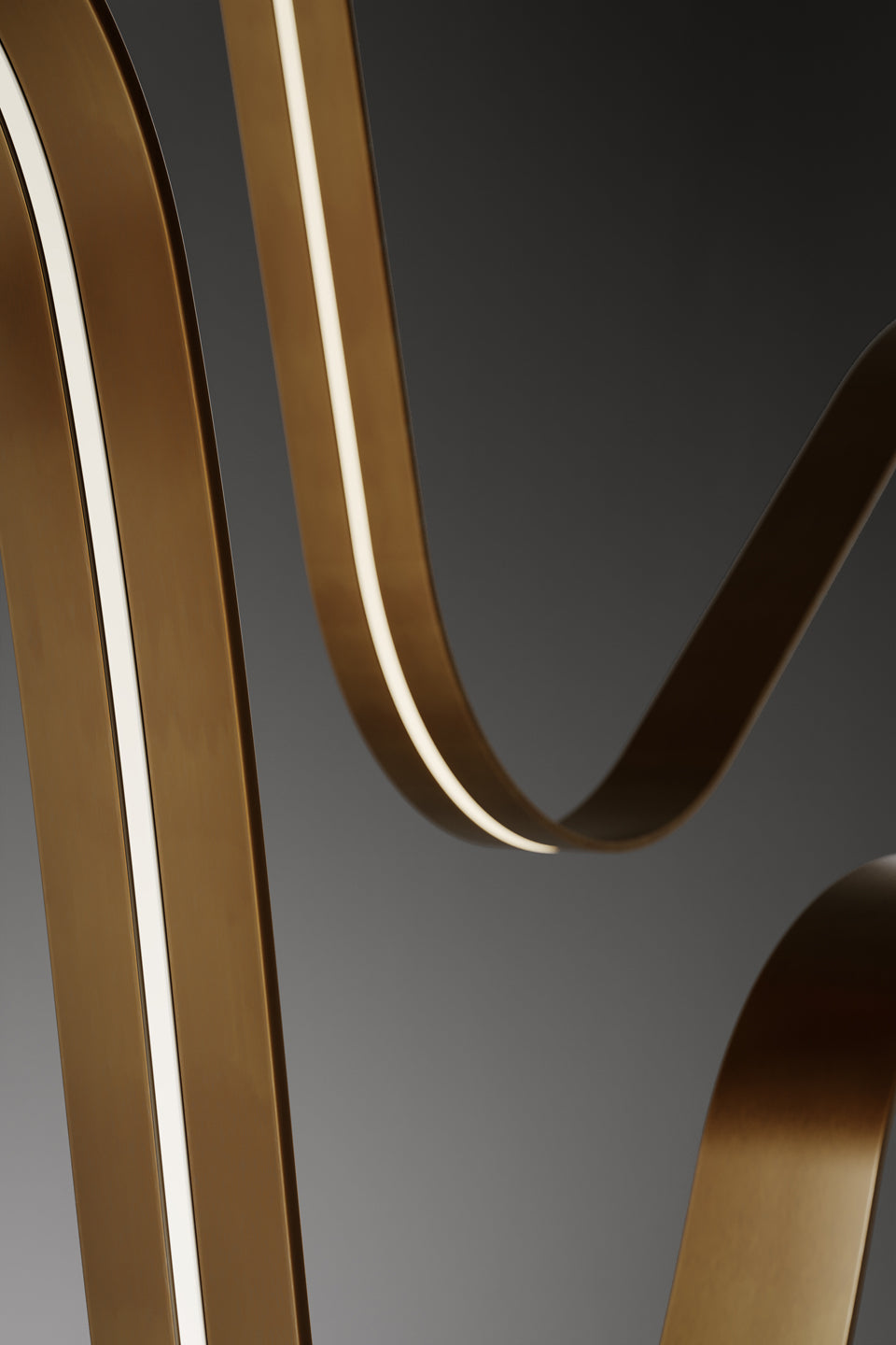 Bissa Pendant Structure Delabre Brass