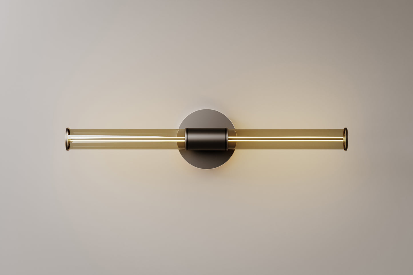 Cross Wall Light Dark Burnished Brass