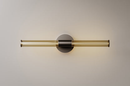 Cross Wall Light Dark Burnished Brass