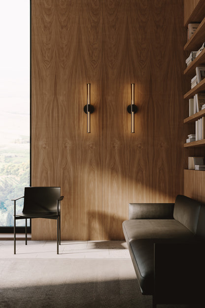 Cross Wall Light Dark Burnished Brass