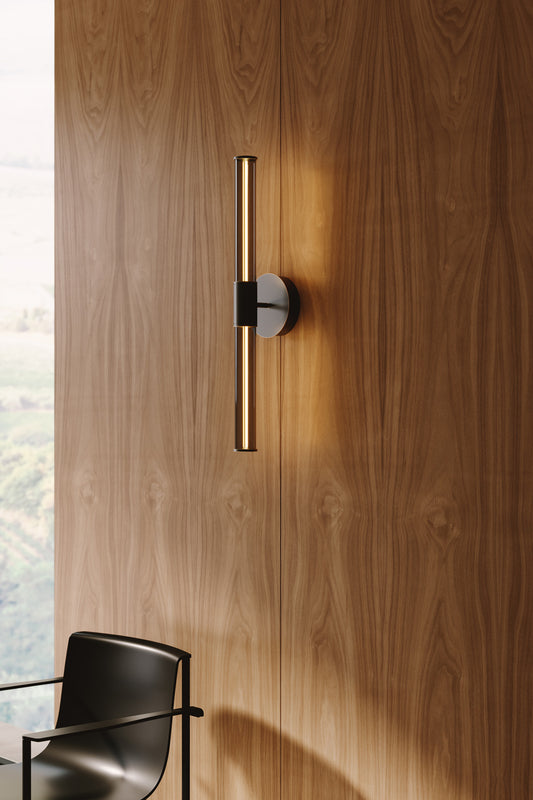 Cross Wall Light Dark Burnished Brass