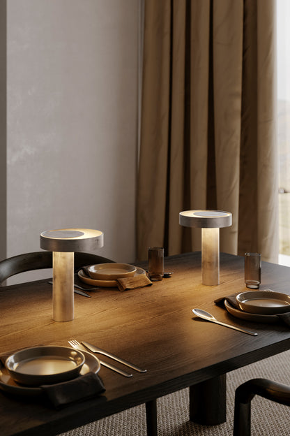 Circle Portable Table lamp Dark Grey