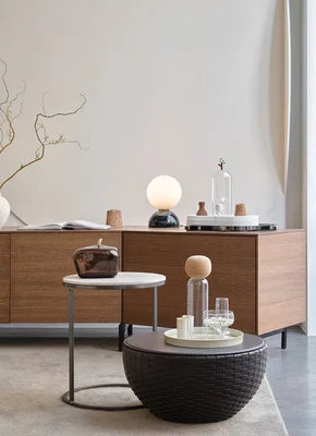 Bongo TB4 Coffee Table Beige Saddle Leather