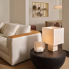 Bongo TB3 Coffee Table Beige Saddle Leather