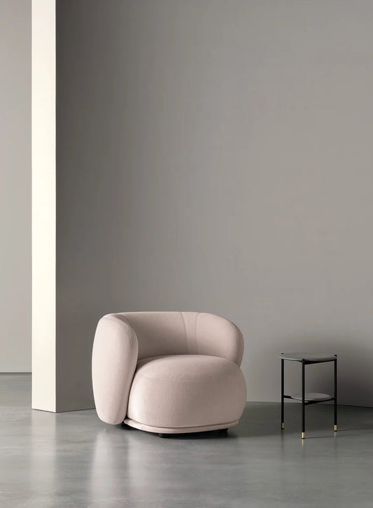 Rene Swivel Armchair Beige