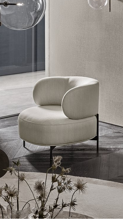 Akiko Lounge Armchair Beige