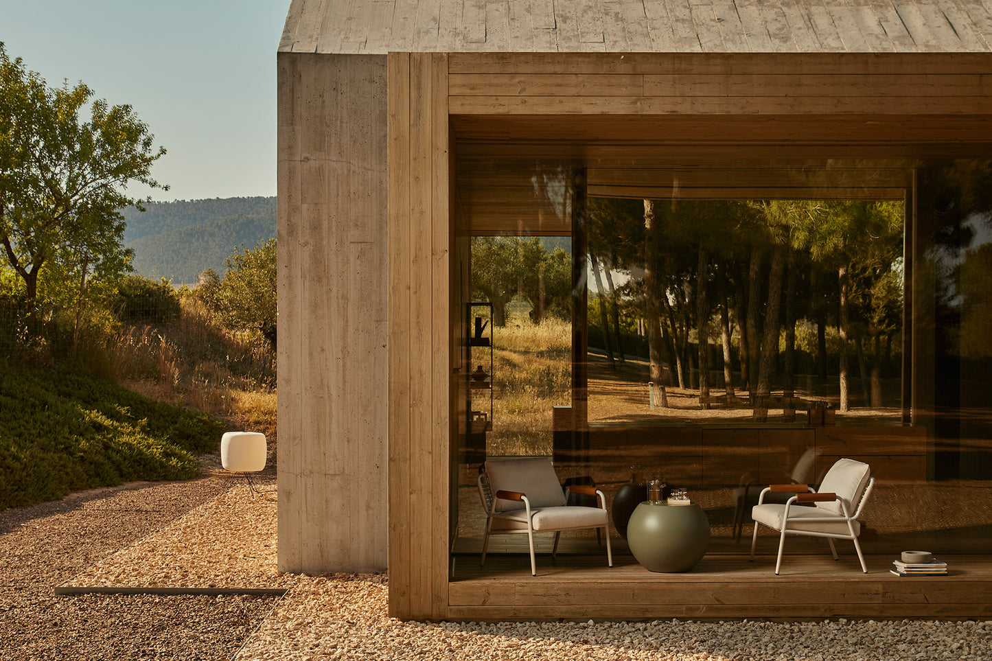 Zoe Wood Armchair Outdoor