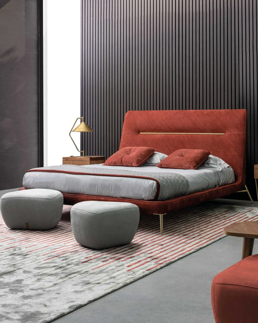 Amelie Hand-Braided Leather Bed 200