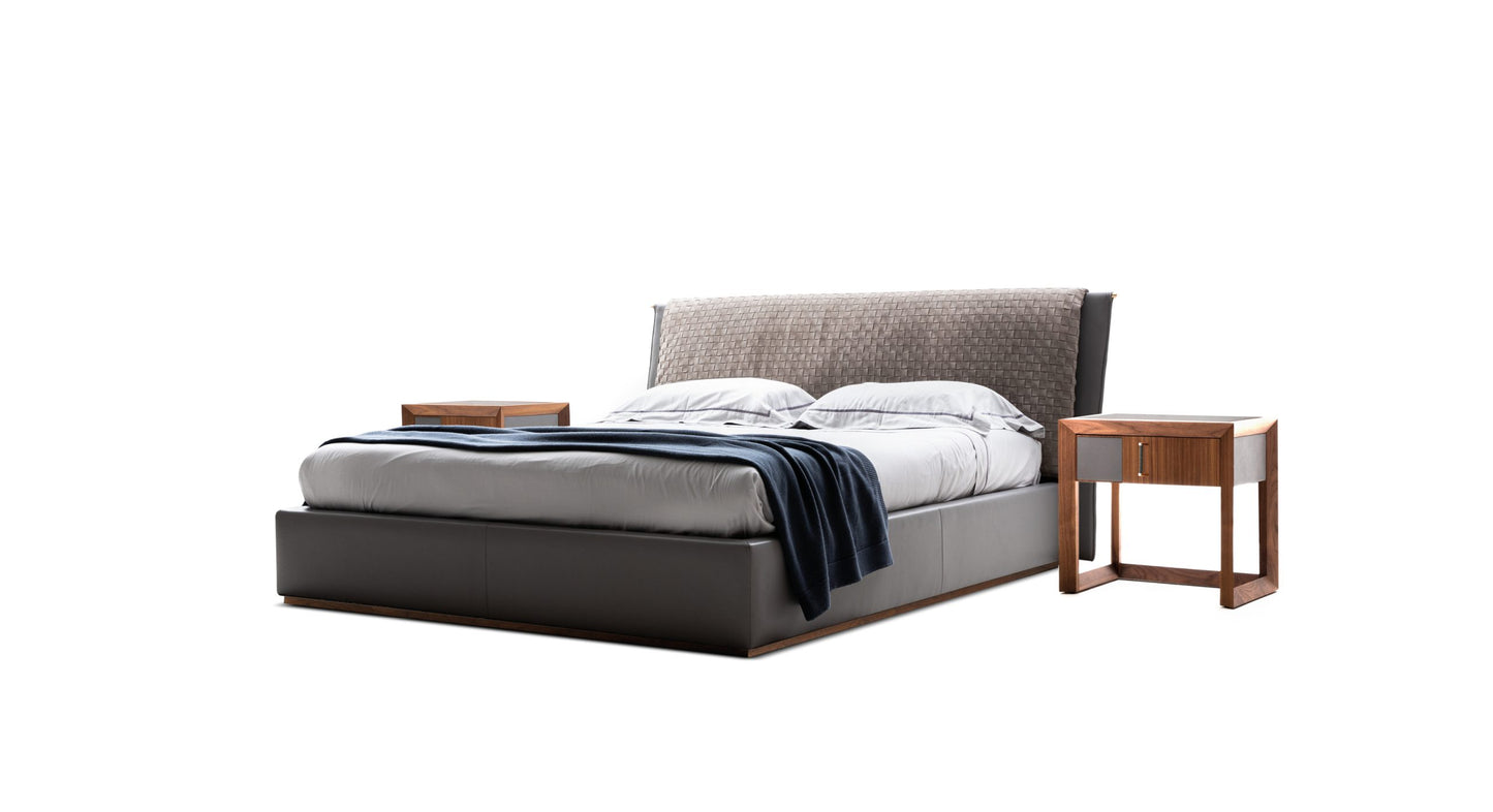 Barnaby Hand-Braided Leather Bed