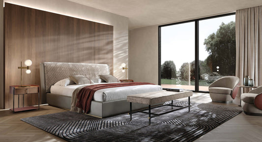 Barnaby Hand-Braided Leather Bed