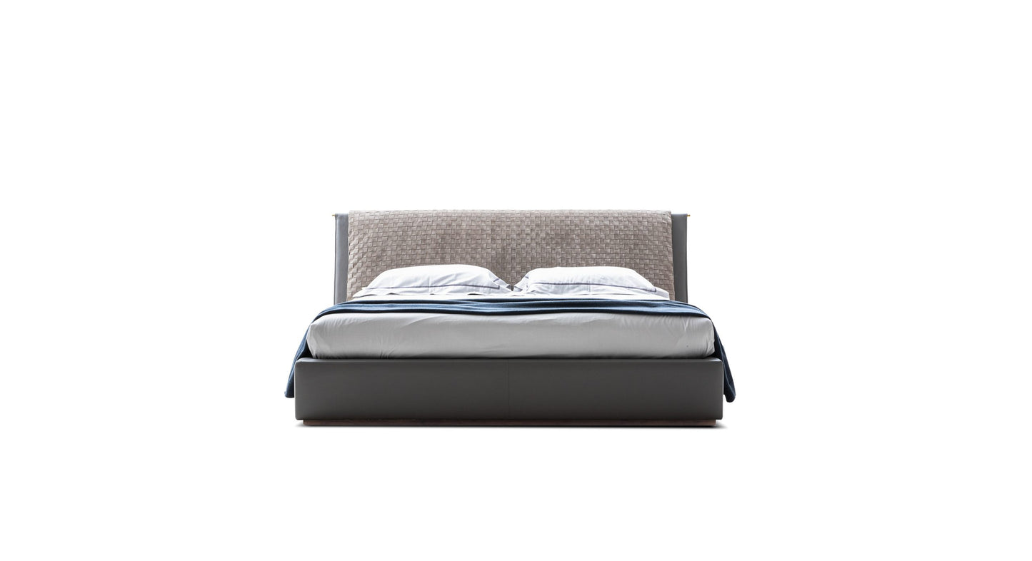 Barnaby Hand-Braided Leather Bed