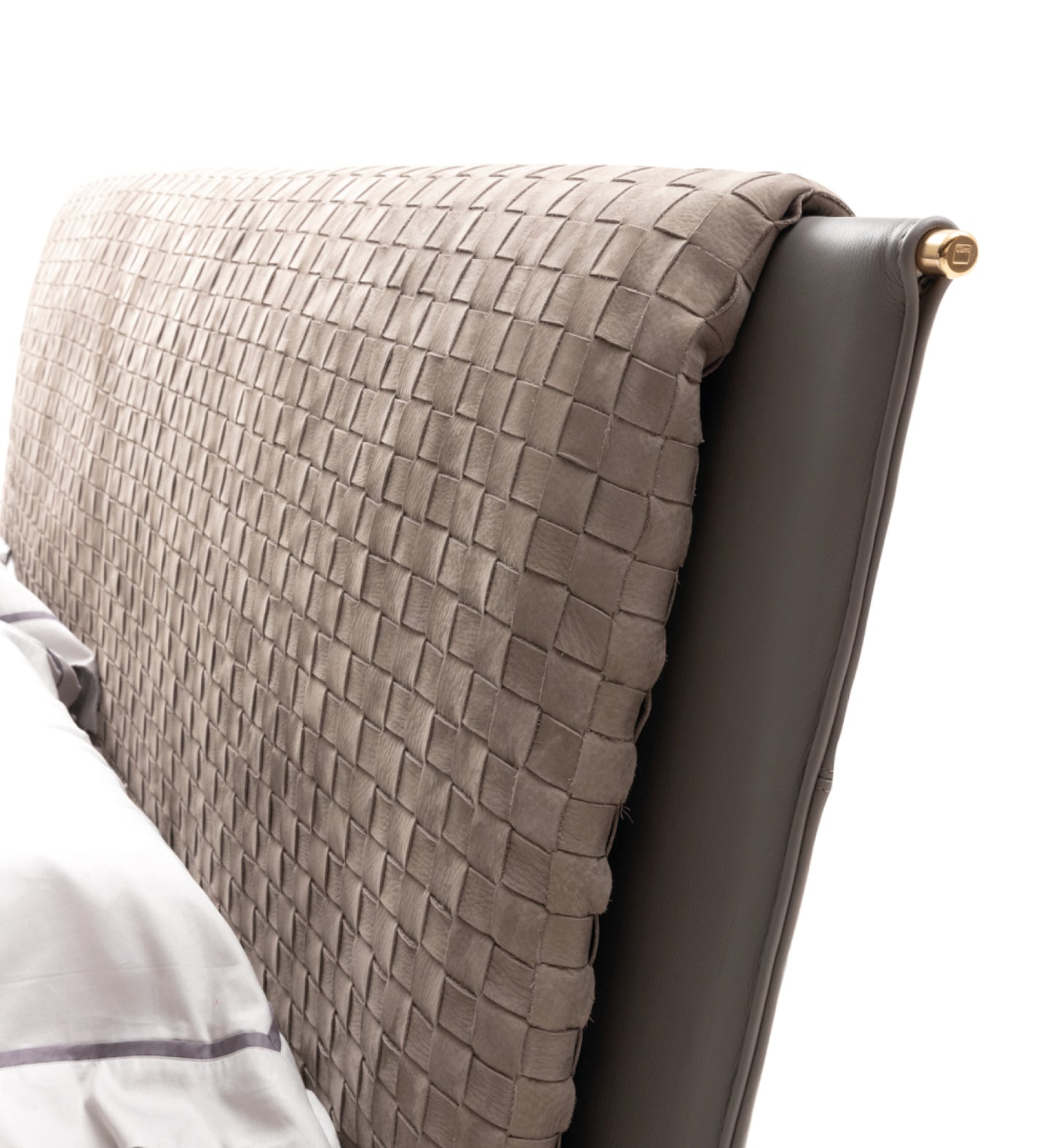 Barnaby Hand-Braided Leather Bed